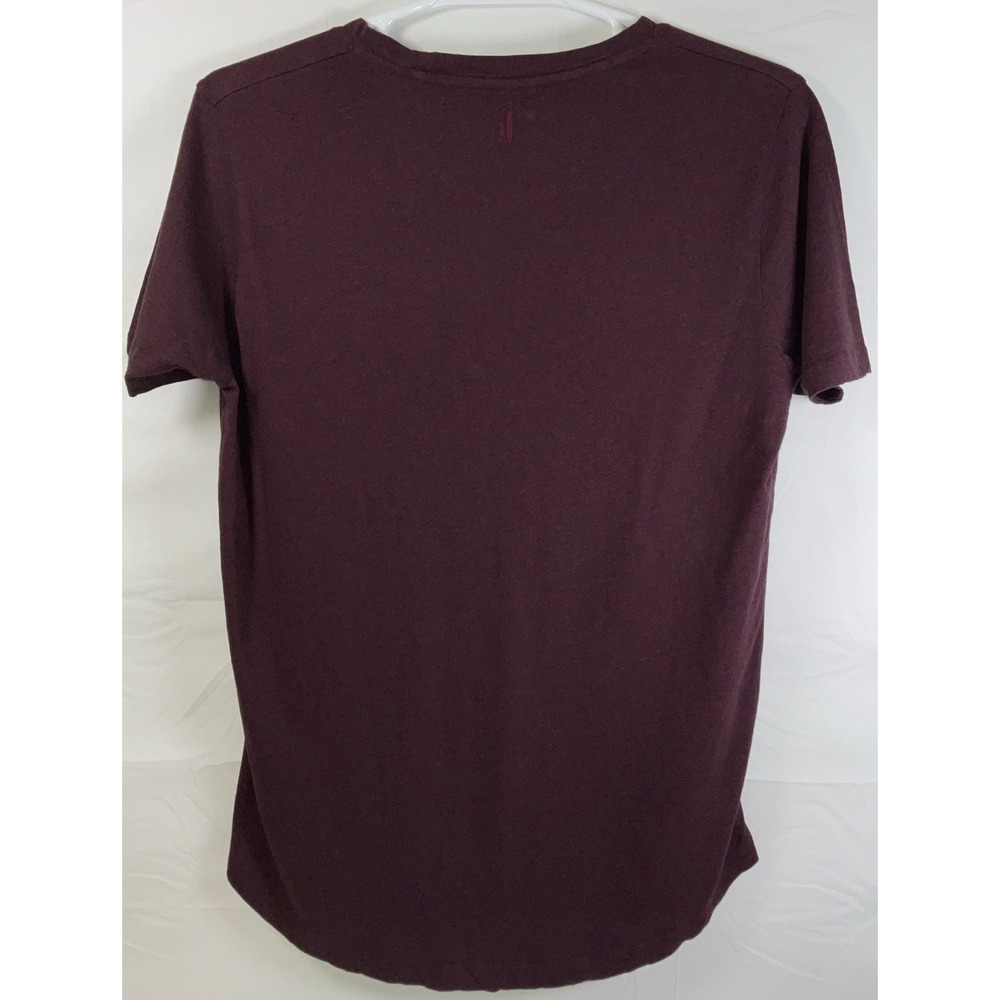 NWOT Women's Johnnie-O Merediths Short Sleeve 100% Cotton T-Shirt Dk Burgundy XL - Picture 4 of 6